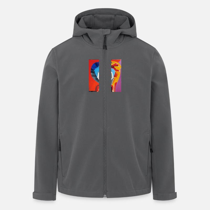 Akuku - Recycelte Männer Softshell-Jacke von Stanley/Stella - Anthrazit