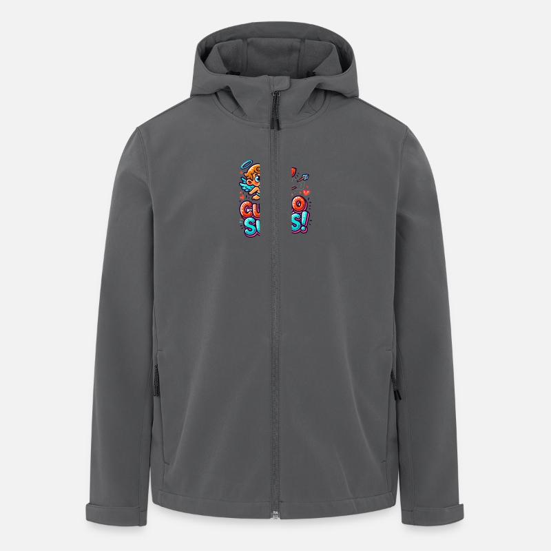 Cupido sucks - Recycelte Männer Softshell-Jacke Discoverer von Stanley/Stella - Anthrazit