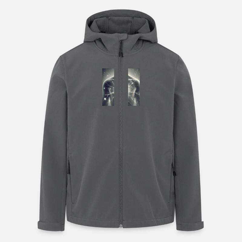 Zerbrochene Stärke - Recycelte Männer Softshell-Jacke von Stanley/Stella - Anthrazit