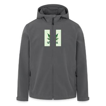 Weedhead - Recycelte Männer Softshell-Jacke von Stanley/Stella - Anthrazit - Vorne - AI Model Male 185 light (185cm)