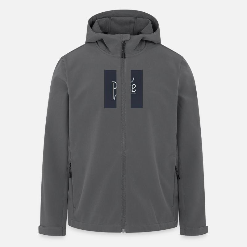 Frieden "Peace" - Recycelte Männer Softshell-Jacke von Stanley/Stella - Anthrazit