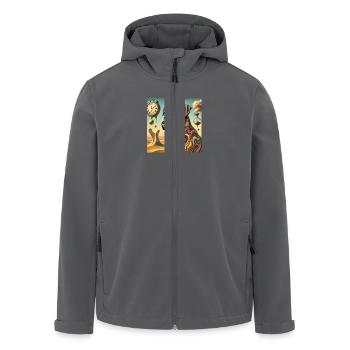 SalvadogDali - Recycelte Männer Softshell-Jacke von Stanley/Stella - Anthrazit - Vorne - AI Model Male 185 light (185cm)