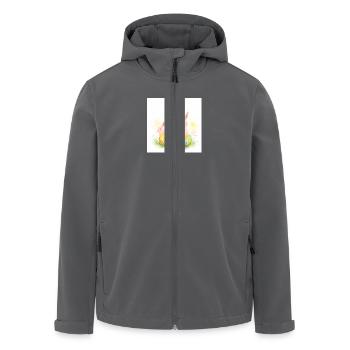 Drei süße und glückliche Osterhasen - Recycelte Männer Softshell-Jacke von Stanley/Stella - Anthrazit - Vorne - AI Model Male 185 light (185cm)