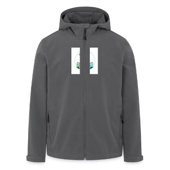 Ei, Ei, Osterzeit! - Recycelte Männer Softshell-Jacke von Stanley/Stella - Anthrazit - Vorne - AI Model Male 185 light (185cm)