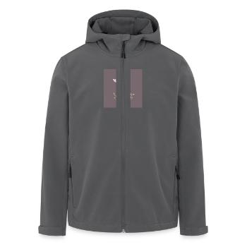 Osterhase auf Abenteuer - Recycelte Männer Softshell-Jacke von Stanley/Stella - Anthrazit - Vorne - AI Model Male 185 light (185cm)