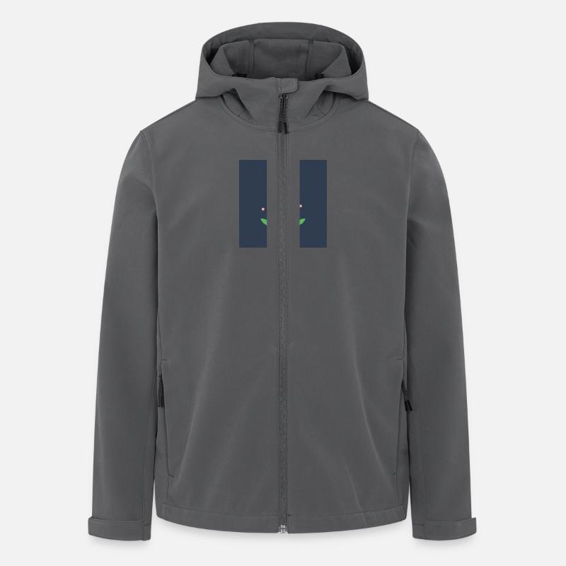 Der süße Osterhase - Recycelte Männer Softshell-Jacke von Stanley/Stella - Anthrazit