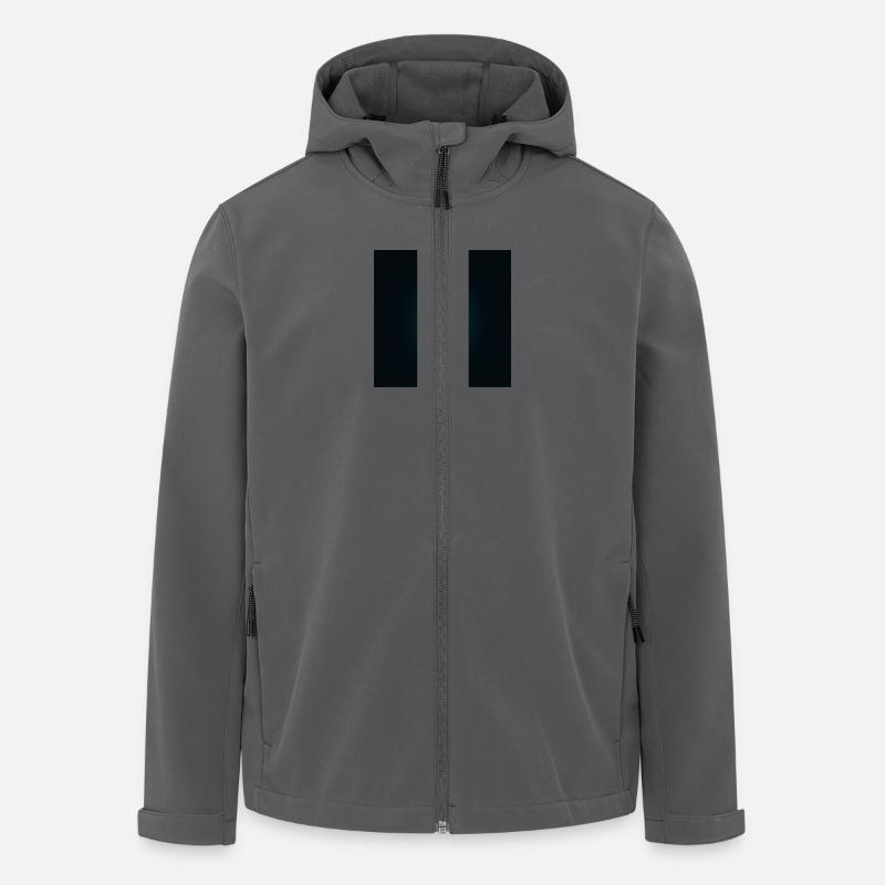 Hoppelhase & Glückseier" - Recycelte Männer Softshell-Jacke von Stanley/Stella - Anthrazit