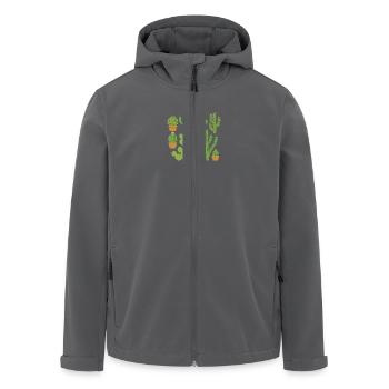 Verschiedene Kakteenarten - Recycelte Männer Softshell-Jacke von Stanley/Stella - Anthrazit - Vorne - AI Model Male 185 light (185cm)