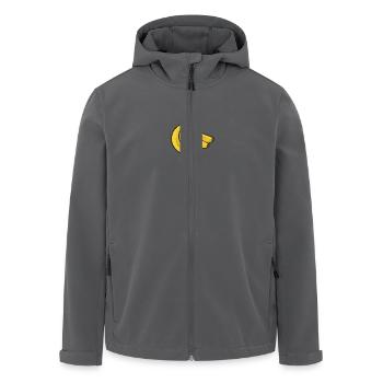 Bund Bananen - Recycelte Männer Softshell-Jacke von Stanley/Stella - Anthrazit - Vorne - AI Model Male 185 light (185cm)