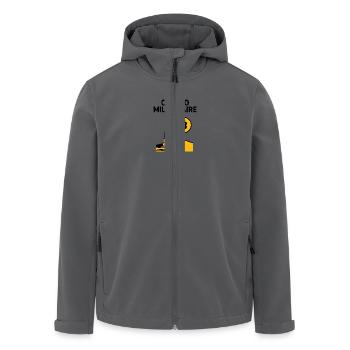 Crypto dubai - Recycelte Männer Softshell-Jacke von Stanley/Stella - Anthrazit - Vorne - AI Model Male 185 light (185cm)