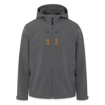 Satz mit X - Recycelte Männer Softshell-Jacke von Stanley/Stella - Anthrazit - Vorne - AI Model Male 185 light (185cm)