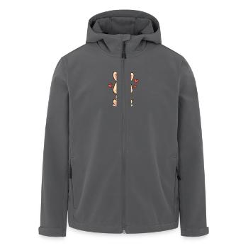 Too cute to handle - Recycelte Männer Softshell-Jacke von Stanley/Stella - Anthrazit - Vorne - AI Model Male 185 light (185cm)