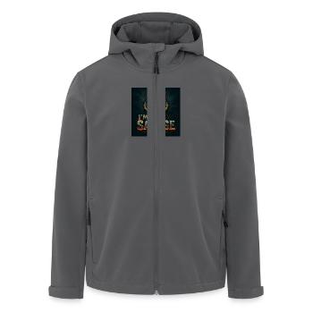 2EA750CE BEB5 4370 B93A 76571834F499 - Recycelte Männer Softshell-Jacke von Stanley/Stella - Anthrazit - Vorne - AI Model Male 185 light (185cm)