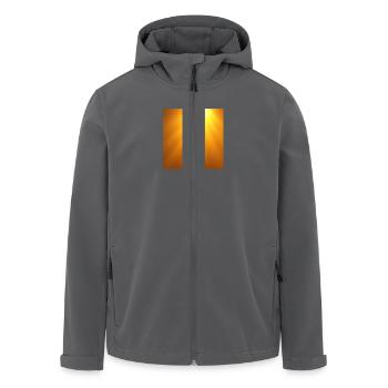 Mikrofon - Recycelte Männer Softshell-Jacke von Stanley/Stella - Anthrazit - Vorne - AI Model Male 185 light (185cm)