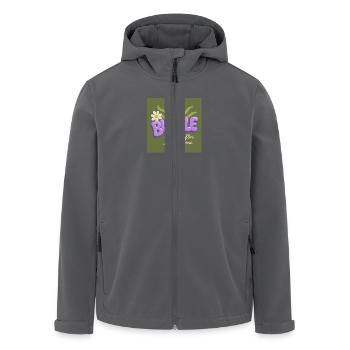 BUBBLE – fühlt sich seit dem ersten Tag weicher an - Recycelte Männer Softshell-Jacke von Stanley/Stella - Anthrazit - Vorne - AI Model Male 185 light (185cm)