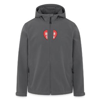 BESTER SOHN - Recycelte Männer Softshell-Jacke von Stanley/Stella - Anthrazit - Vorne - AI Model Male 185 light (185cm)