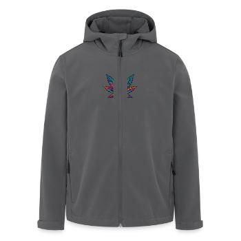 15 - Recycelte Männer Softshell-Jacke von Stanley/Stella - Anthrazit - Vorne - AI Model Male 185 light (185cm)