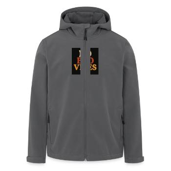 Keine schlechten Vibes - Recycelte Männer Softshell-Jacke von Stanley/Stella - Anthrazit - Vorne - AI Model Male 185 light (185cm)