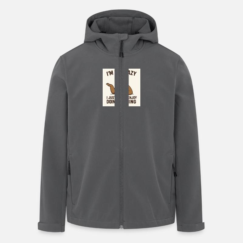 Chill-Level: Fehlerhafter - Recycelte Männer Softshell-Jacke von Stanley/Stella - Anthrazit