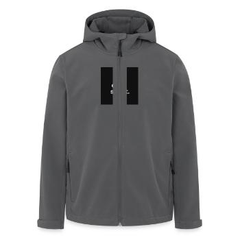 Ich denk selbst. - Recycelte Männer Softshell-Jacke von Stanley/Stella - Anthrazit - Vorne - AI Model Male 185 light (185cm)
