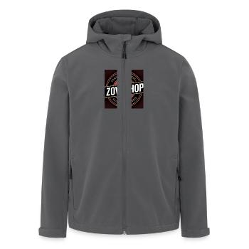 Zovoshop merch logo - Recycelte Männer Softshell-Jacke von Stanley/Stella - Anthrazit - Vorne - AI Model Male 185 light (185cm)