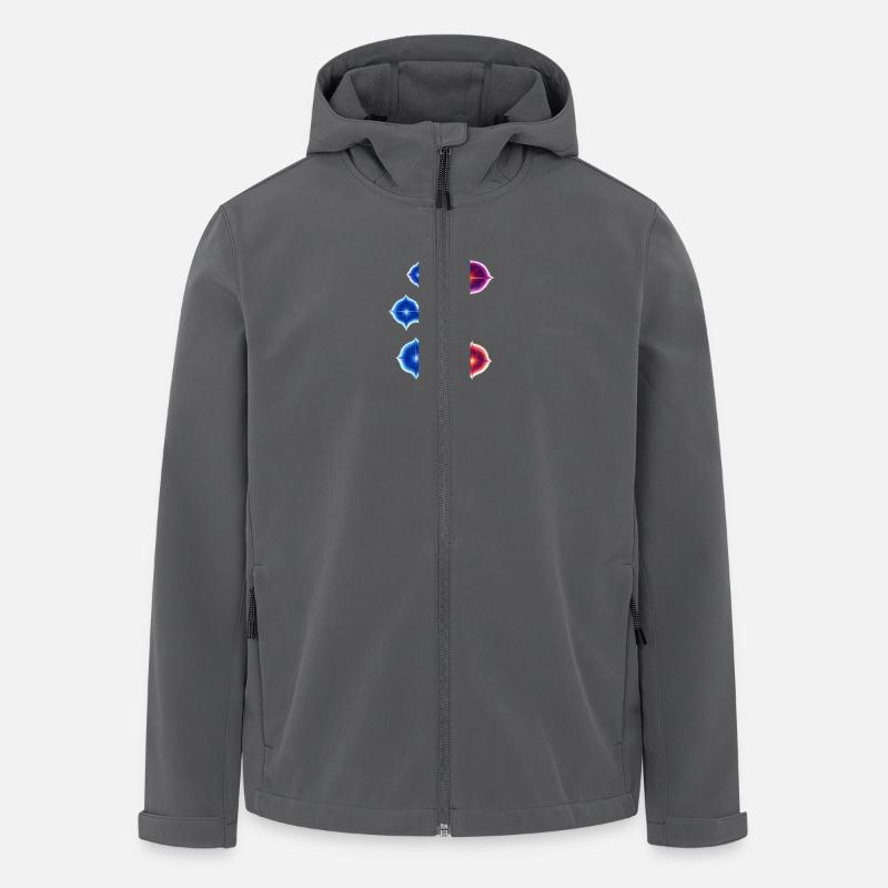 Cosmic Flow – une collection de - Veste softshell homme en polyester recyclé Stanley/Stella - charbon