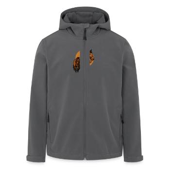 D42BD8C2 75E6 41BA 8F3B E65EE1F331AD - Recycelte Männer Softshell-Jacke von Stanley/Stella - Anthrazit - Vorne - AI Model Male 185 light (185cm)