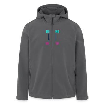 Trust Me – I'm a 3D Printer - Recycelte Männer Softshell-Jacke von Stanley/Stella - Anthrazit - Vorne - AI Model Male 185 light (185cm)