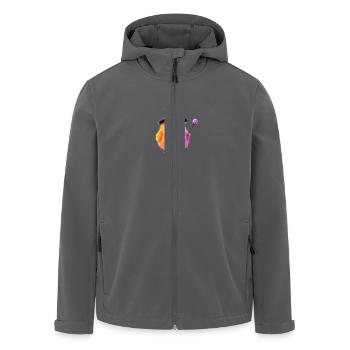 Magisches Küken - Recycelte Männer Softshell-Jacke von Stanley/Stella - Anthrazit - Vorne - AI Model Male 185 light (185cm)