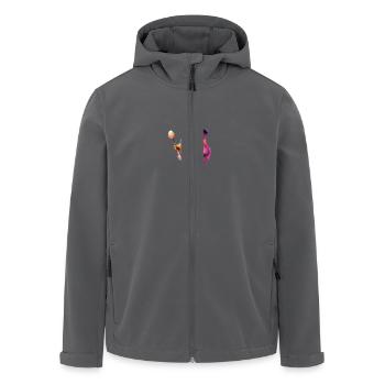 Magisches Küken - Recycelte Männer Softshell-Jacke von Stanley/Stella - Anthrazit - Vorne - AI Model Male 185 light (185cm)