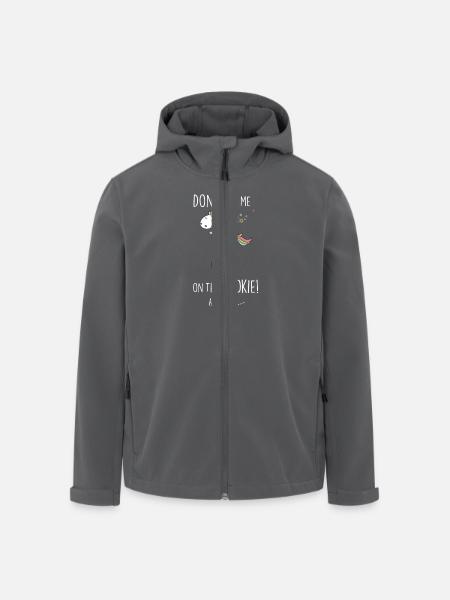 Donut go me on the cookie - Recycelte Männer Softshell-Jacke von Stanley/Stella - Anthrazit