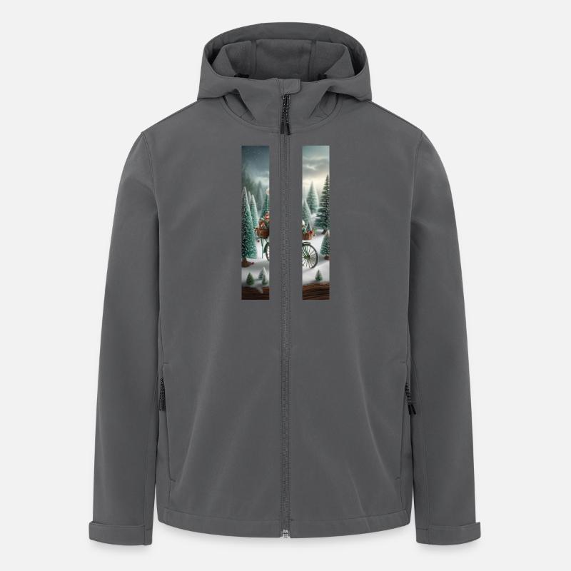 Weihnachtsmann - Recycelte Männer Softshell-Jacke von Stanley/Stella - Anthrazit