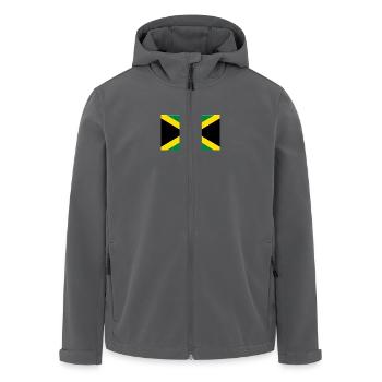 jamaica flag - Recycelte Männer Softshell-Jacke von Stanley/Stella - Anthrazit - Vorne - AI Model Male 185 light (185cm)