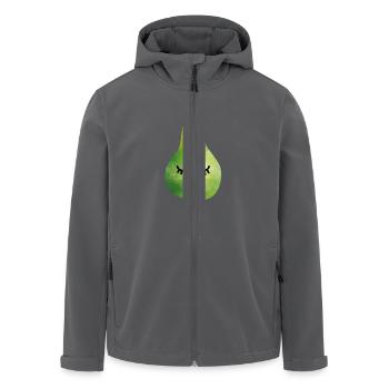 birne - Recycelte Männer Softshell-Jacke von Stanley/Stella - Anthrazit - Vorne - AI Model Male 185 light (185cm)