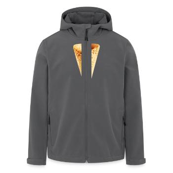 Waffel - Recycelte Männer Softshell-Jacke von Stanley/Stella - Anthrazit - Vorne - AI Model Male 185 light (185cm)