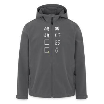 Are you drunk? - Recycelte Männer Softshell-Jacke von Stanley/Stella - Anthrazit - Vorne - AI Model Male 185 light (185cm)