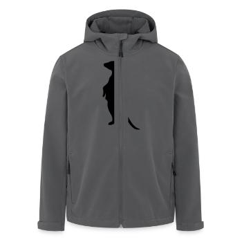 erdmaennchen - Recycelte Männer Softshell-Jacke von Stanley/Stella - Anthrazit - Vorne - AI Model Male 185 light (185cm)