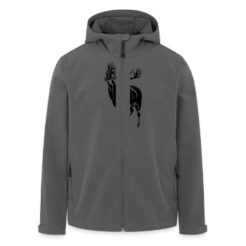 Deer - Recycelte Männer Softshell-Jacke von Stanley/Stella - Anthrazit - Vorne - AI Model Male 185 light (185cm)