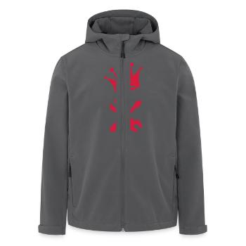 Bricolage / Basteln / Handwerker / DIY - Recycelte Männer Softshell-Jacke von Stanley/Stella - Anthrazit - Vorne - AI Model Male 185 light (185cm)