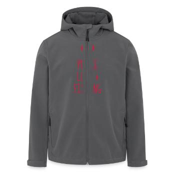 Fischerei Fischer Sport Sportler Spieler - Recycelte Männer Softshell-Jacke von Stanley/Stella - Anthrazit - Vorne - AI Model Male 185 light (185cm)