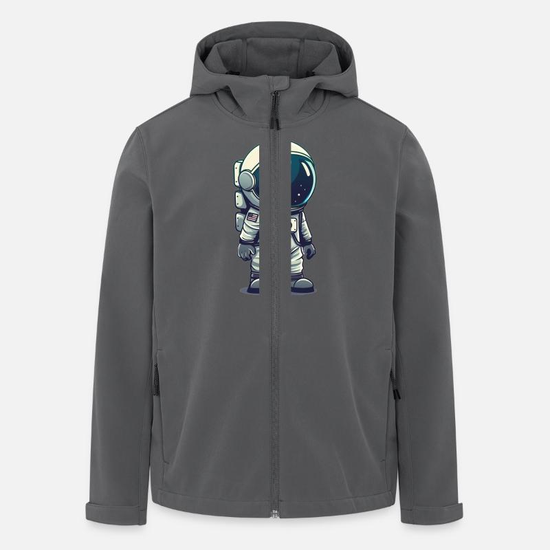 ASTRONAUTE PLANET ETOILE MARS - Veste softshell homme en polyester recyclé Stanley/Stella - charbon