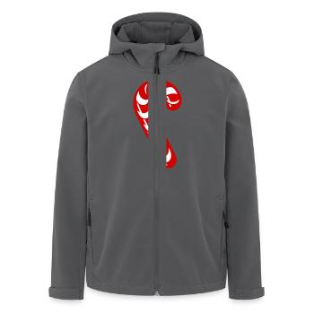 Zuckerstange - Recycelte Männer Softshell-Jacke von Stanley/Stella - Anthrazit - Vorne - AI Model Male 185 light (185cm)