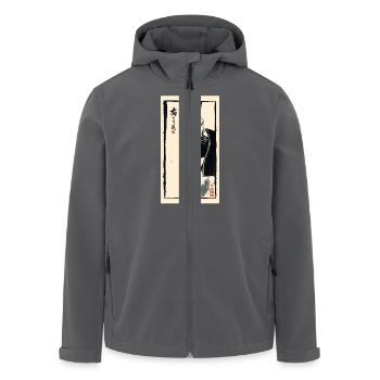 Ready - Recycelte Männer Softshell-Jacke von Stanley/Stella - Anthrazit - Vorne - AI Model Male 185 light (185cm)