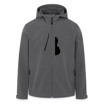 geige violine - Recycelte Männer Softshell-Jacke von Stanley/Stella - Anthrazit - Vorne - AI Model Male 185 light (185cm)