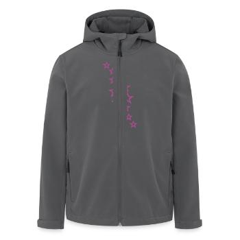 Sterne - Recycelte Männer Softshell-Jacke von Stanley/Stella - Anthrazit - Vorne - AI Model Male 185 light (185cm)