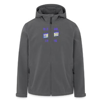 oldschool lighting - MA Lightcommander - Recycelte Männer Softshell-Jacke von Stanley/Stella - Anthrazit - Vorne - AI Model Male 185 light (185cm)