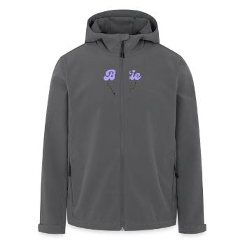 Bestie - Freundschaft - Hände - Recycelte Männer Softshell-Jacke von Stanley/Stella - Anthrazit - Vorne - AI Model Male 185 light (185cm)