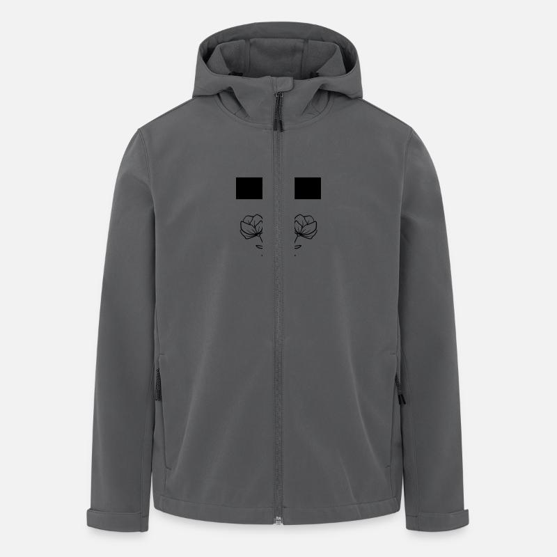 Kreuz - Recycelte Männer Softshell-Jacke von Stanley/Stella - Anthrazit