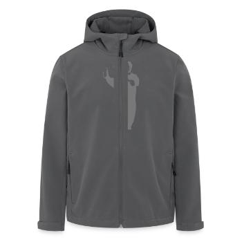 Ving Tsun Sifu uni - Recycelte Männer Softshell-Jacke von Stanley/Stella - Anthrazit - Vorne - AI Model Male 185 light (185cm)