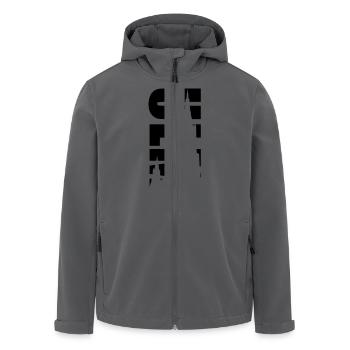 Ulm - Recycelte Männer Softshell-Jacke von Stanley/Stella - Anthrazit - Vorne - AI Model Male 185 light (185cm)